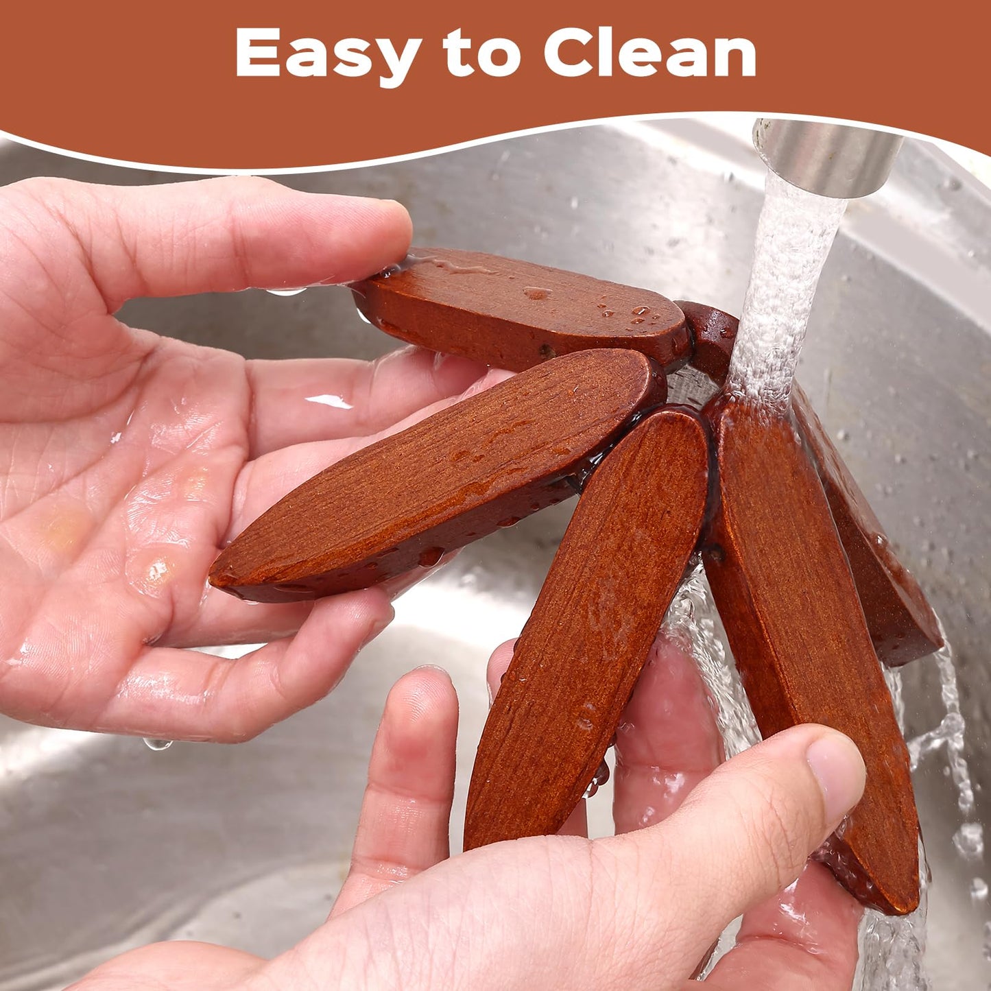 š„LAST DAY SALE 49% OFF š„Premium Heat-Resistant Natural Wooden Trivet Set for Hot Dishes