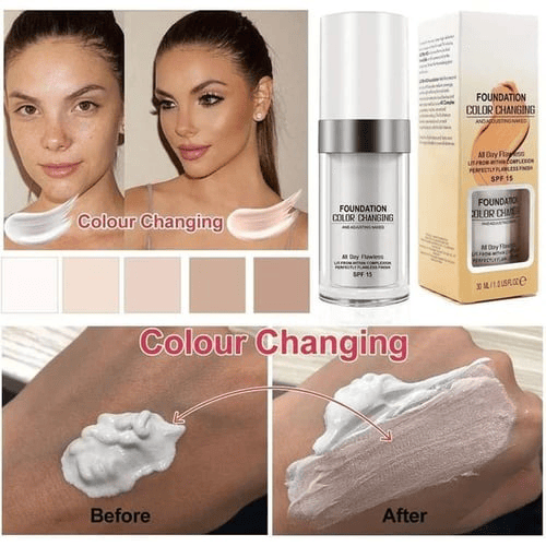 Never Buy the Wrong Foundation Again!š„Colour Changing Mature Skin Foundationš