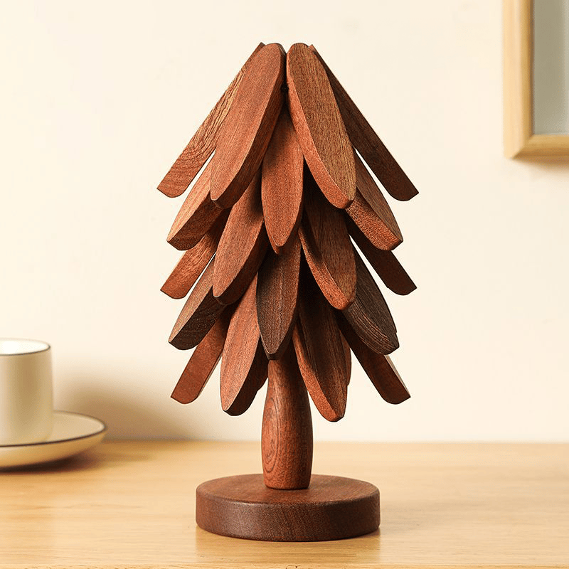 š„LAST DAY SALE 49% OFF š„Premium Heat-Resistant Natural Wooden Trivet Set for Hot Dishes