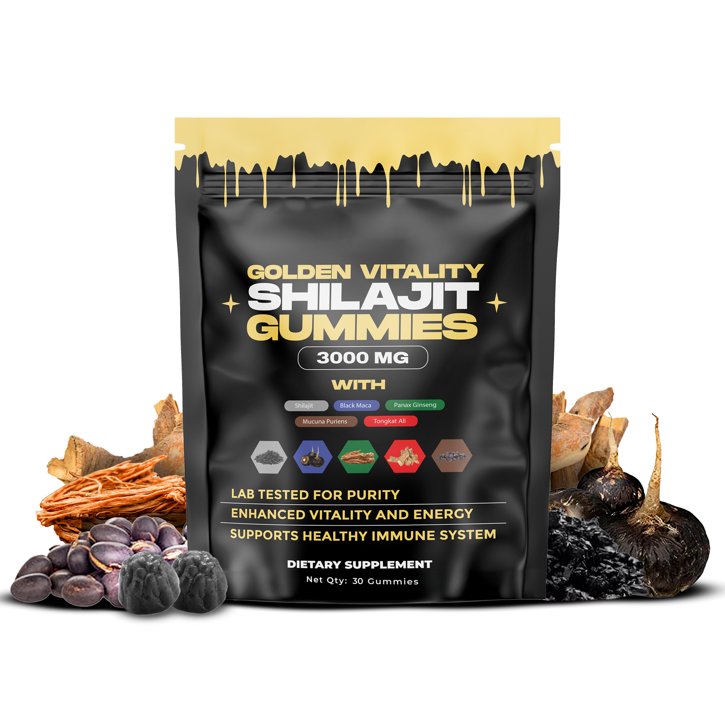 Shilajit Gummies(Mixed Packaging Of Old And New)