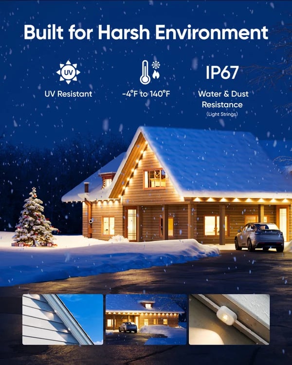 🎄Hot Sale 49% OFF🔥Outdoor waterproof smart leather cord light