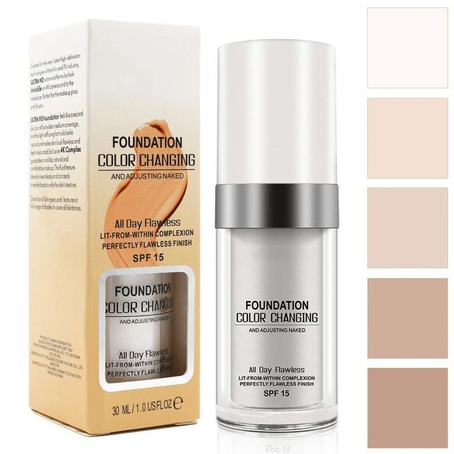Never Buy the Wrong Foundation Again!š„Colour Changing Mature Skin Foundationš