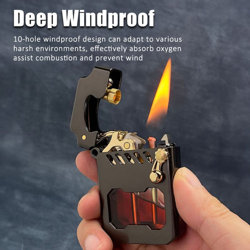 🔥Hot Sale 49% OFF - Mecha Metal Rocker Lighter