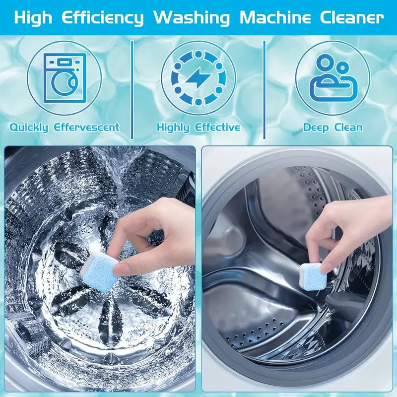 49% OFF FLASH SALE! Washing Machine Cleaner Tablets ✨ Deep Clean &Fresh Scent  for All Models!