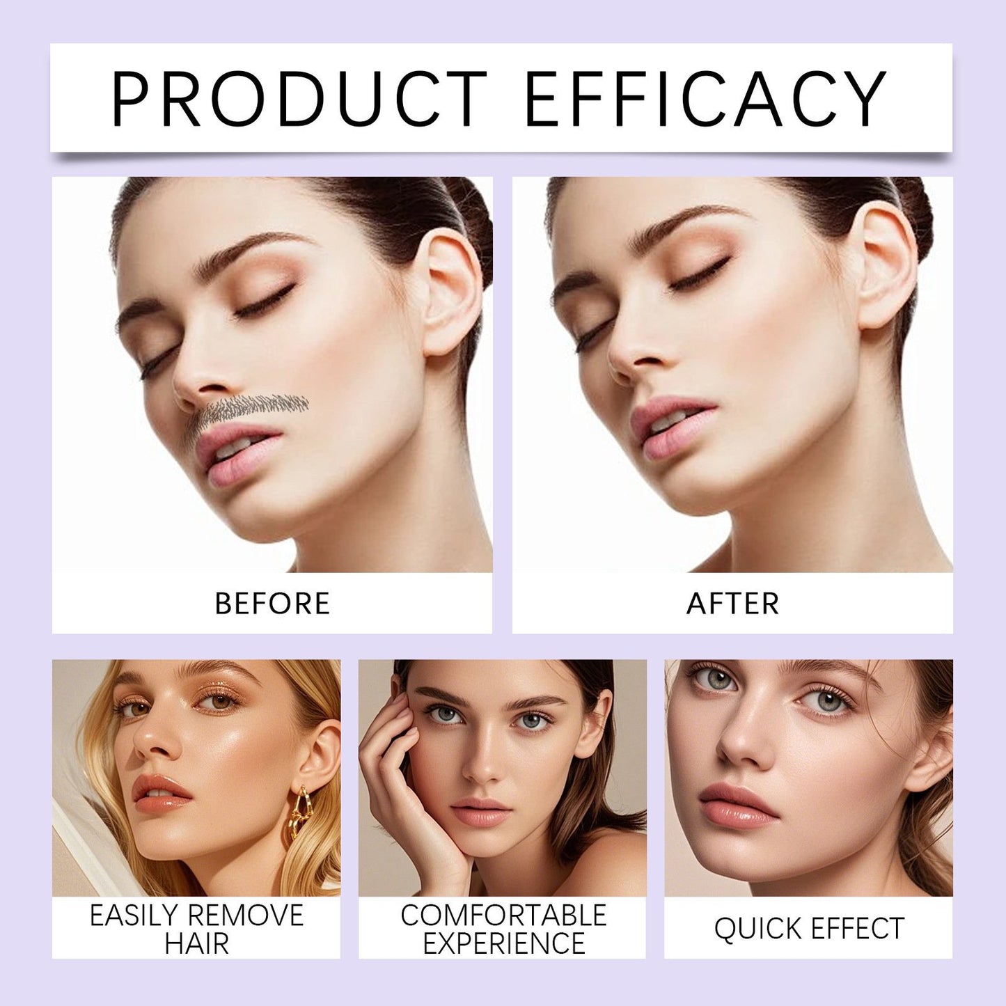 Buy 2 Get 1 Freeš„Gentle and Painless Facial Hair Removal Cream