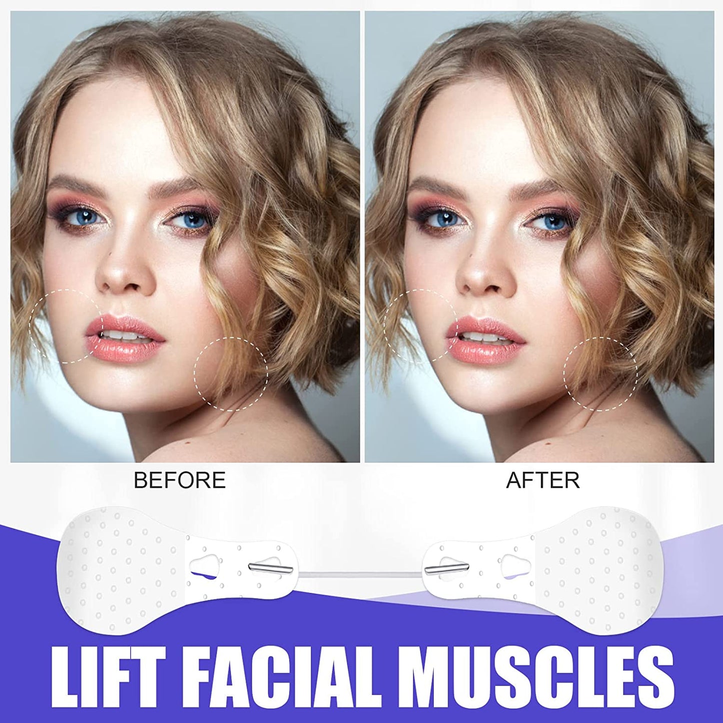 Buy 1 Get 1 Free 49%OFFđ„New Ultra Invisible Waterproof Face Lift Stickers Complete Kit