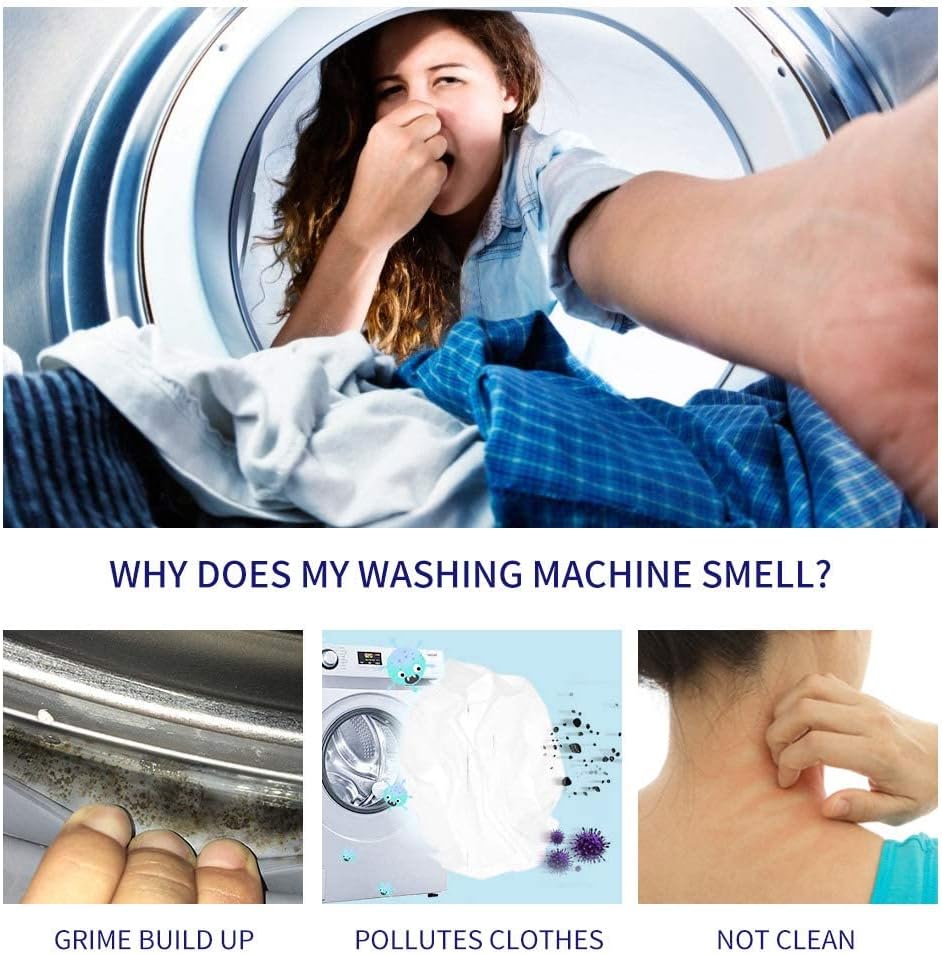 49% OFF FLASH SALE! Washing Machine Cleaner Tablets ✨ Deep Clean &Fresh Scent  for All Models!