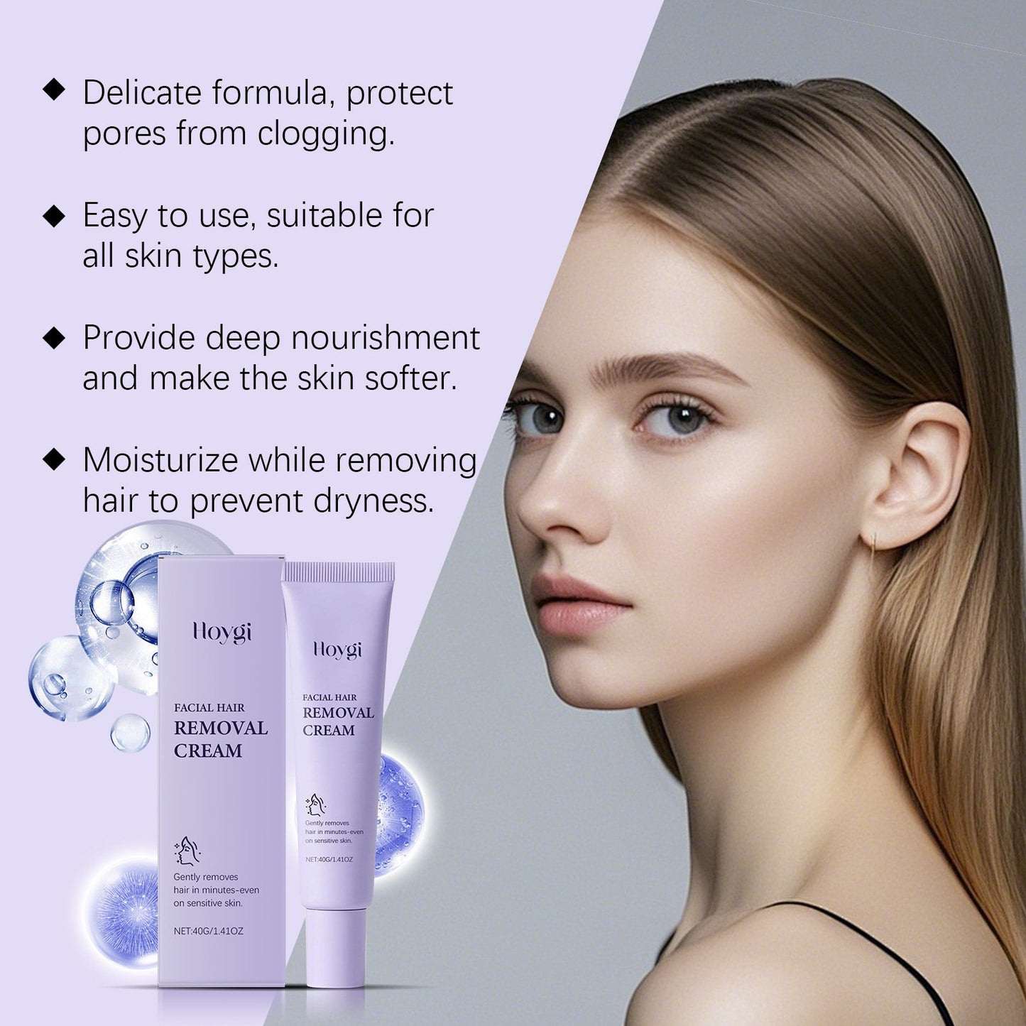 Buy 2 Get 1 Freeš„Gentle and Painless Facial Hair Removal Cream