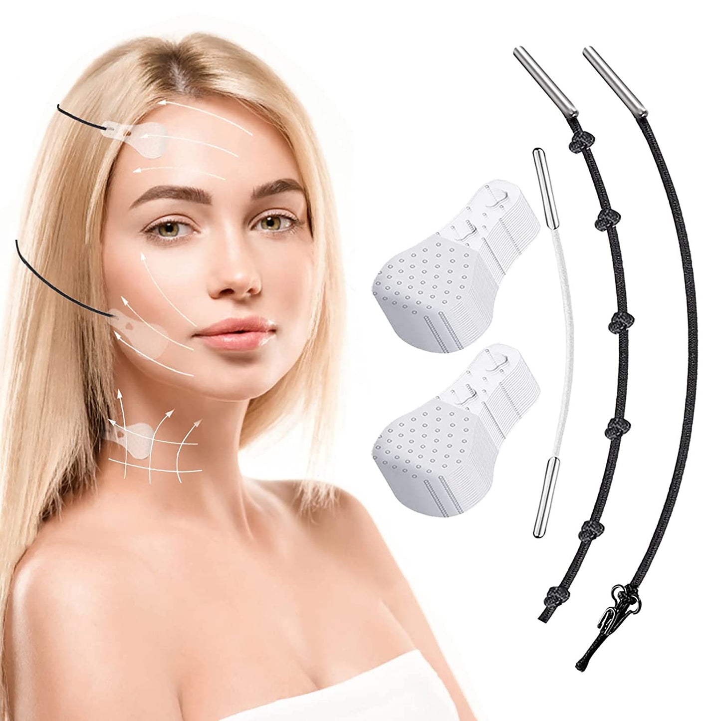 Buy 1 Get 1 Free 49%OFFđ„New Ultra Invisible Waterproof Face Lift Stickers Complete Kit