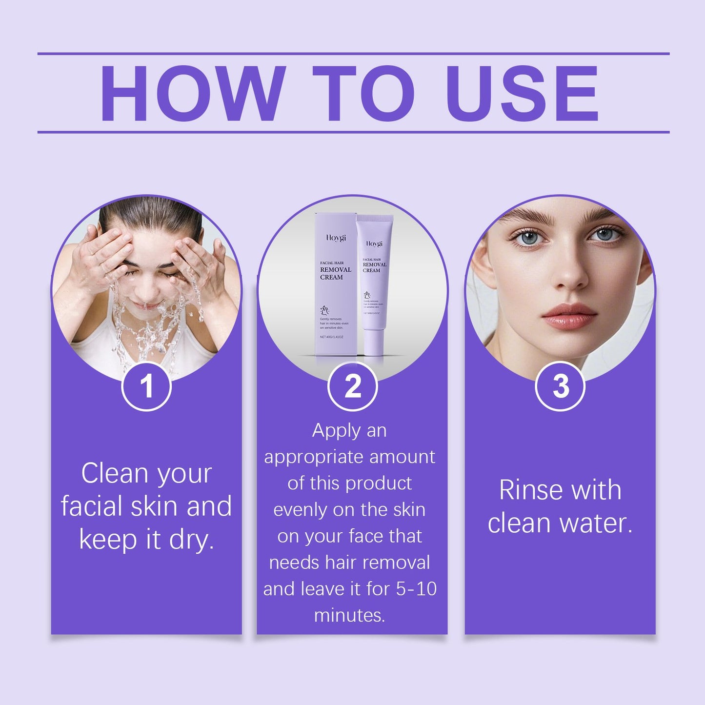 Buy 2 Get 1 Freeš„Gentle and Painless Facial Hair Removal Cream