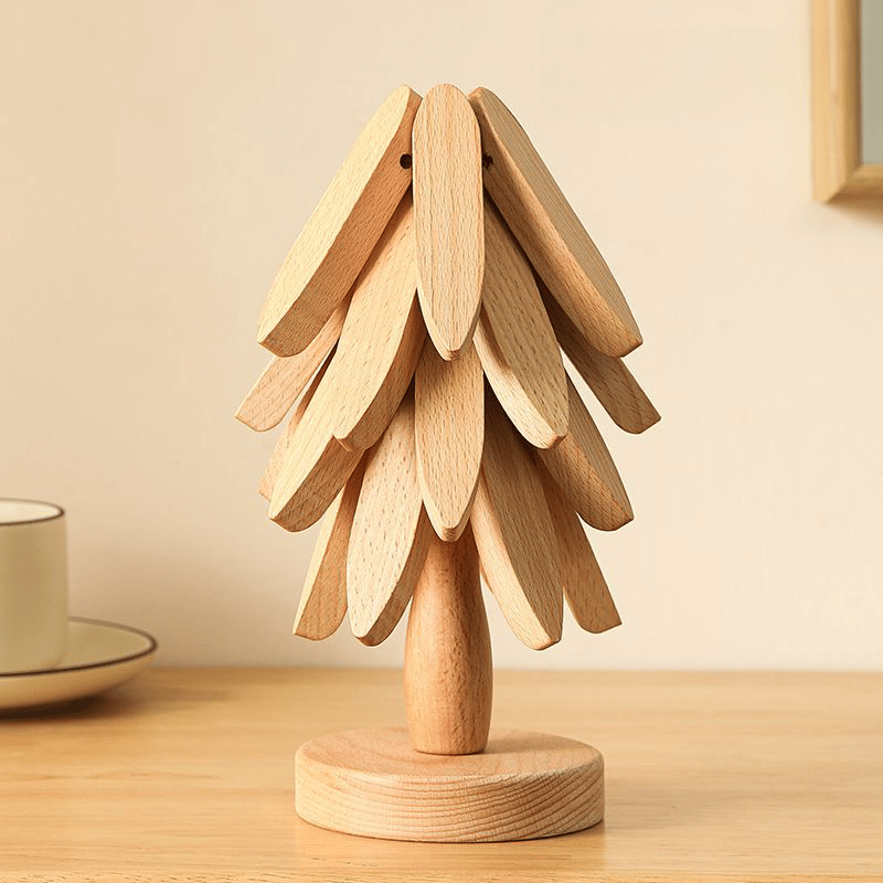 š„LAST DAY SALE 49% OFF š„Premium Heat-Resistant Natural Wooden Trivet Set for Hot Dishes