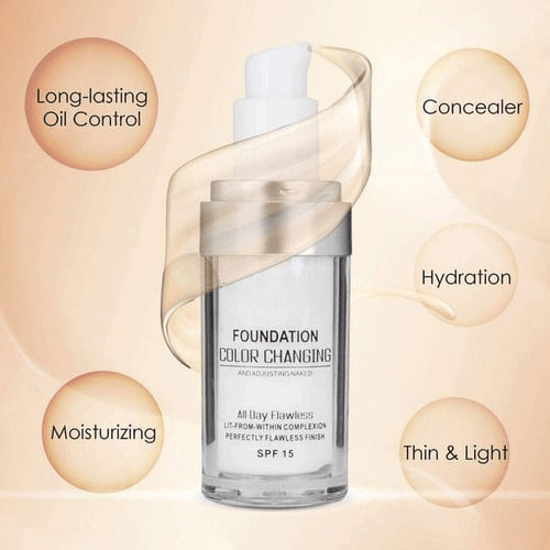 Never Buy the Wrong Foundation Again!š„Colour Changing Mature Skin Foundationš