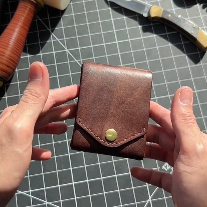 Handmade leather wallet