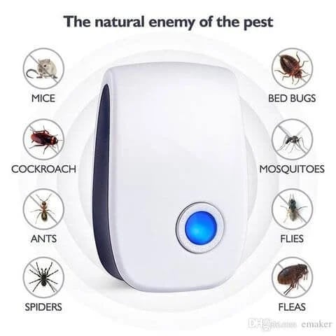 š„BUY 1 GET 1 FREEš„Ultrasonic Pest Repeller for Mosquito, Cockroaches, Rats, Ants, Lizards, Spiders, Etc