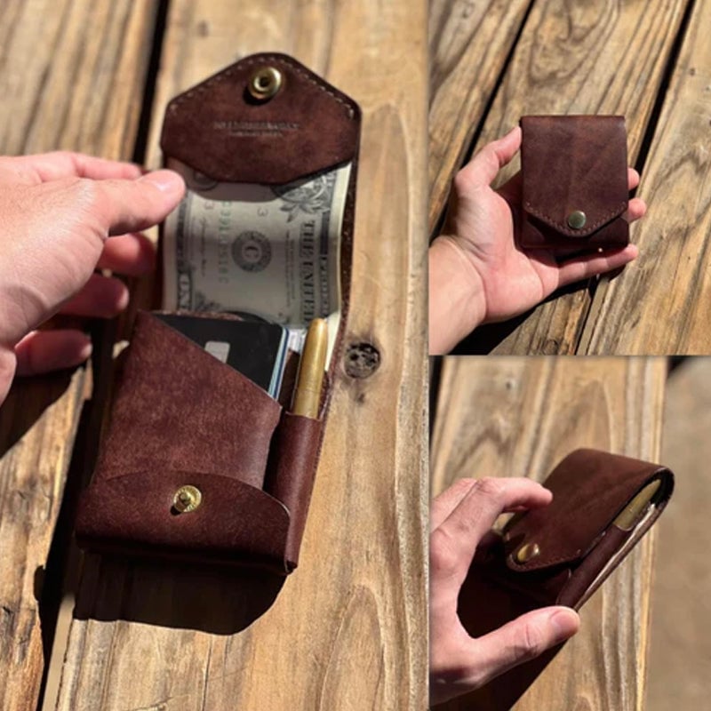 Handmade leather wallet