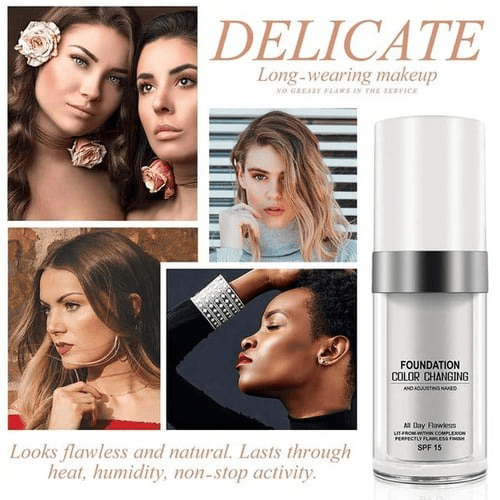 Never Buy the Wrong Foundation Again!š„Colour Changing Mature Skin Foundationš