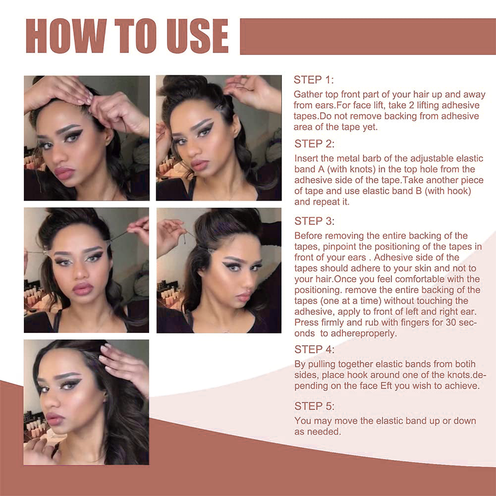 Buy 1 Get 1 Free 49%OFFđ„New Ultra Invisible Waterproof Face Lift Stickers Complete Kit
