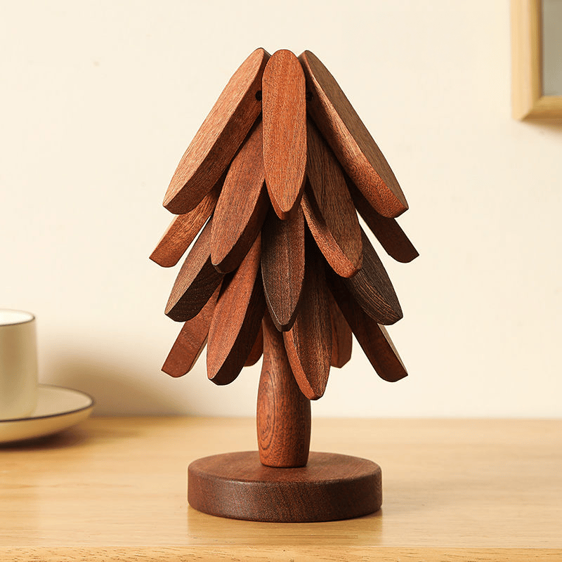 š„LAST DAY SALE 49% OFF š„Premium Heat-Resistant Natural Wooden Trivet Set for Hot Dishes