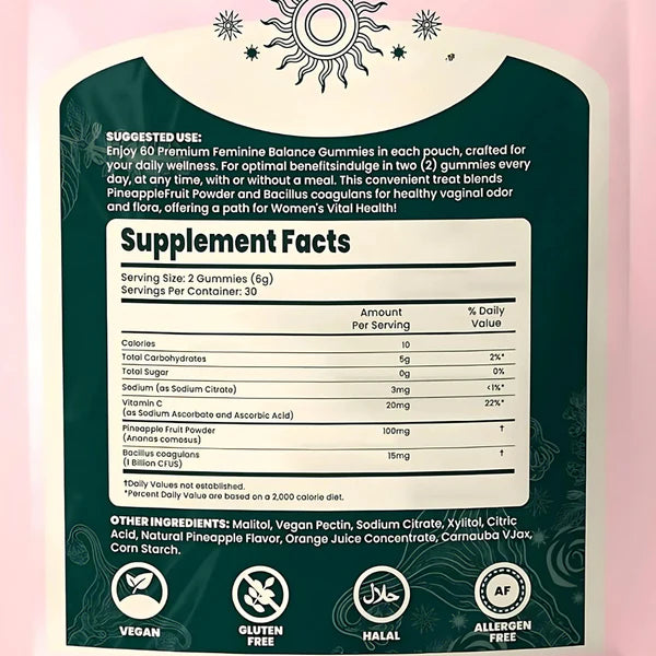 🎉LAST DAY SALE 50% OFF🔥Premium Feminine Balance Gummies