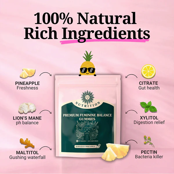 🎉LAST DAY SALE 50% OFF🔥Premium Feminine Balance Gummies