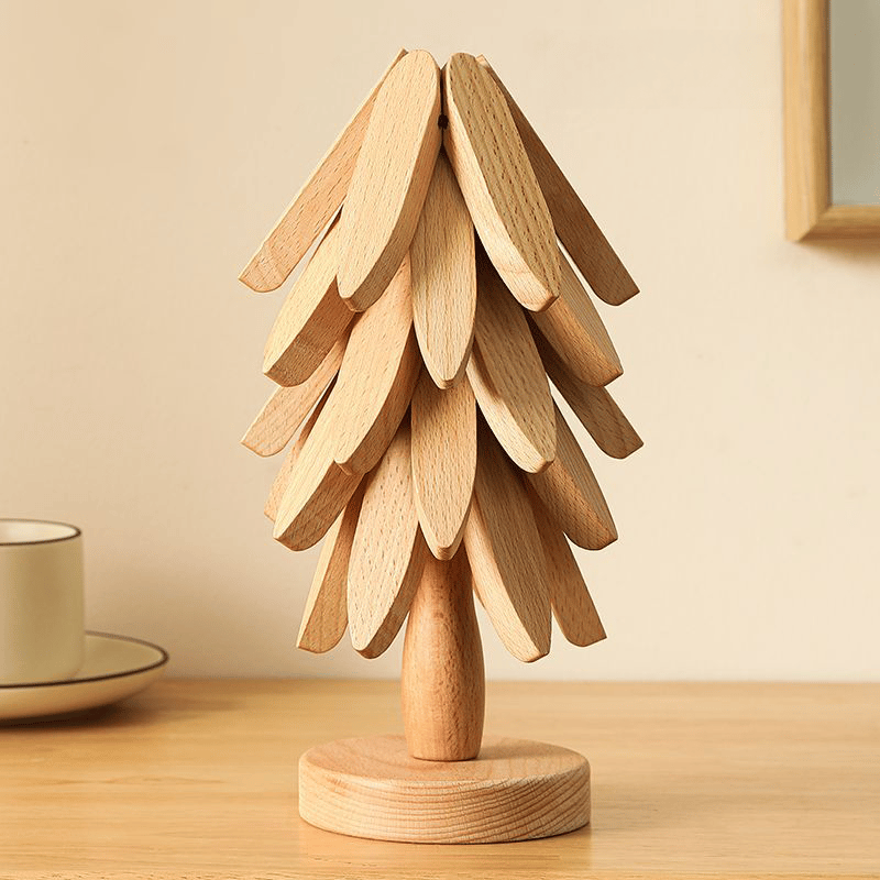š„LAST DAY SALE 49% OFF š„Premium Heat-Resistant Natural Wooden Trivet Set for Hot Dishes