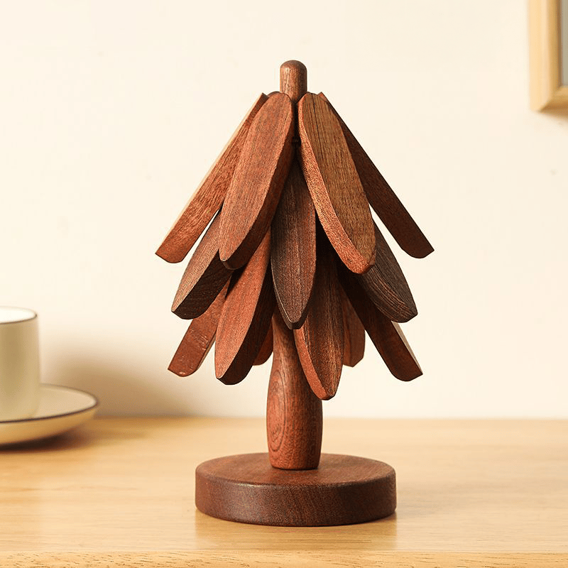 š„LAST DAY SALE 49% OFF š„Premium Heat-Resistant Natural Wooden Trivet Set for Hot Dishes