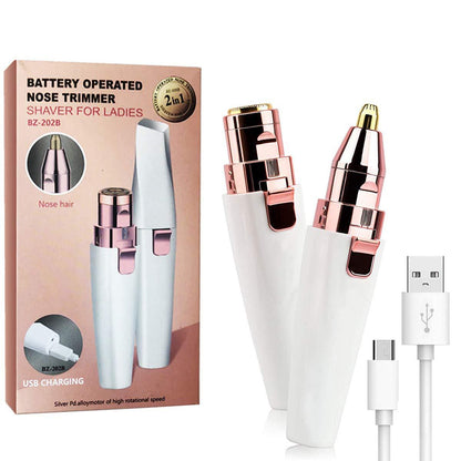 Last Day 49% OFF🔥2-in-1 Women's Eyebrow and Facial Hair Removal Device