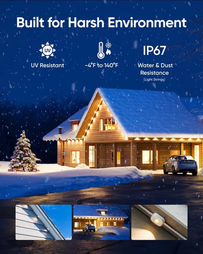 🎄Hot Sale 49% OFF🔥Outdoor waterproof smart leather cord light
