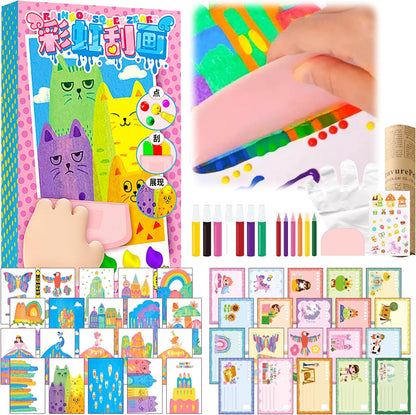 🔥Last Day BUY 1 GET 1 FREE 49%off 🔥 Rainbow Scratch-off Postcard