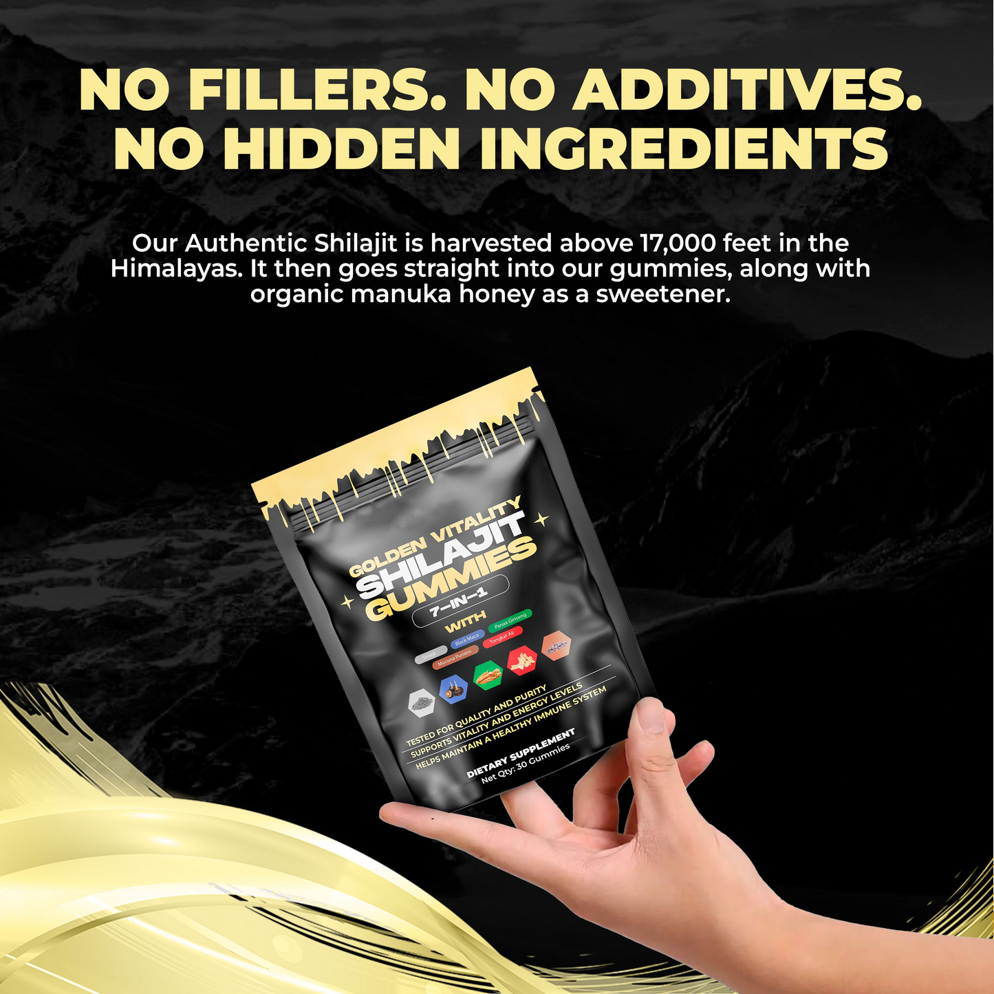 Shilajit Gummies（Mixed Packaging Of Old And New）