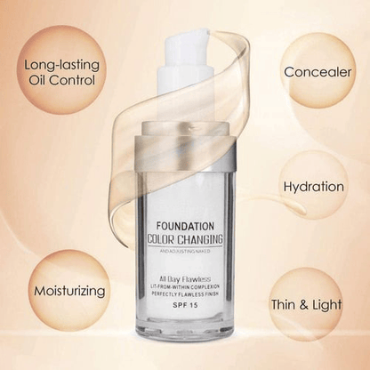 Never Buy the Wrong Foundation Again!🔥Colour Changing Mature Skin Foundation🎁