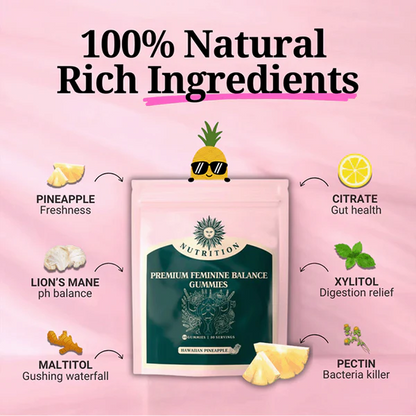 🎉LAST DAY SALE 50% OFF🔥Premium Feminine Balance Gummies