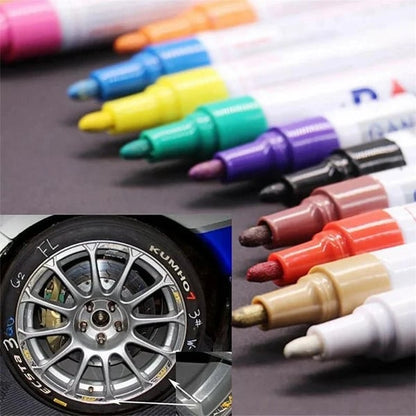 Waterproof Tire Paint Pen💜🧡💛💚💙🤎🖤